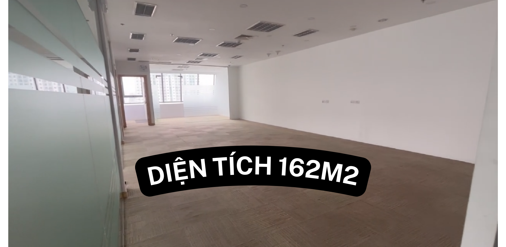 CHO THUÊ VĂN PHÒNG DIỆN TÍCH 162M2