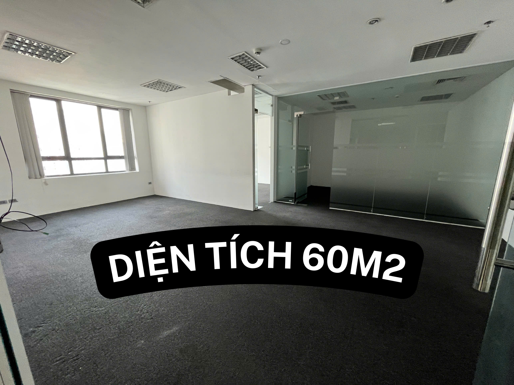 CHO THUÊ VĂN PHÒNG DIỆN TÍCH 60M2